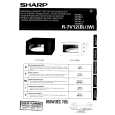SHARP R7V12 Owners Manual SHARP R7V12 Owners Manual