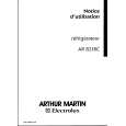 ARTHUR MARTIN ELECTROLUX AR8218C Owners Manual ARTHUR MARTIN ELECTROLUX AR8218C Owners Manual