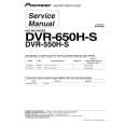 PIONEER DVR-550H-S/WPWXV Service Manual PIONEER DVR-550H-S/WPWXV Service Manual