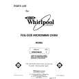 WHIRLPOOL MW8500XR1 Parts Catalog WHIRLPOOL MW8500XR1 Parts Catalog