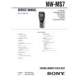 SONY NWMS7 Service Manual SONY NWMS7 Service Manual