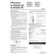 PIONEER S-H520V-QL/SXTWEW5 Owners Manual PIONEER S-H520V-QL/SXTWEW5 Owners Manual
