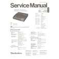 TECHNICS SL-J33 Service Manual TECHNICS SL-J33 Service Manual