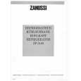 ZANUSSI ZP3140 Owners Manual ZANUSSI ZP3140 Owners Manual