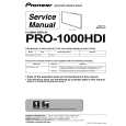 PIONEER PRO1000HDI Service Manual PIONEER PRO1000HDI Service Manual