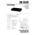 SONY XM3040F Service Manual SONY XM3040F Service Manual