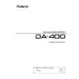 ROLAND DA-400 Owners Manual ROLAND DA-400 Owners Manual