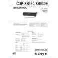 SONY CDPXB930/E Service Manual SONY CDPXB930/E Service Manual