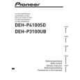 PIONEER DEH-P3100UB/XS/EW5 Owners Manual PIONEER DEH-P3100UB/XS/EW5 Owners Manual