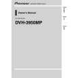PIONEER DVH-3950MP/XZ/RC Owners Manual PIONEER DVH-3950MP/XZ/RC Owners Manual