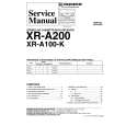 PIONEER XRA1OOK Service Manual PIONEER XRA1OOK Service Manual
