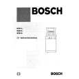 BOSCH WOH4... Owners Manual BOSCH WOH4... Owners Manual