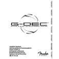 FENDER G-DEC Owners Manual FENDER G-DEC Owners Manual