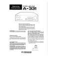 PIONEER A-331 Owners Manual PIONEER A-331 Owners Manual