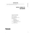 PANASONIC AJD310 Owners Manual PANASONIC AJD310 Owners Manual