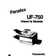 PANASONIC UF750 Owners Manual PANASONIC UF750 Owners Manual