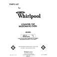 WHIRLPOOL MW8450XL2 Parts Catalog WHIRLPOOL MW8450XL2 Parts Catalog