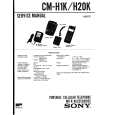 SONY CM-H20K Service Manual SONY CM-H20K Service Manual