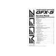 ZOOM GFX-5 Owners Manual ZOOM GFX-5 Owners Manual