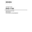 DENON DVD-1720 Owners Manual DENON DVD-1720 Owners Manual