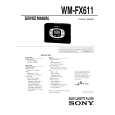 SONY WMFX611 Service Manual SONY WMFX611 Service Manual