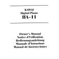 KAWAI HA11 Owners Manual KAWAI HA11 Owners Manual