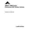 AUDIO TECHNICA 5000SERIES Owners Manual AUDIO TECHNICA 5000SERIES Owners Manual