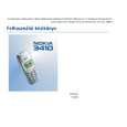 NOKIA 3410 User Guide NOKIA 3410 User Guide
