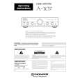 PIONEER A-107/MVXJ Owners Manual PIONEER A-107/MVXJ Owners Manual