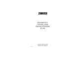 ZANUSSI ZI7454 Owners Manual ZANUSSI ZI7454 Owners Manual