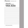 PIONEER VSX-AX5i Owners Manual PIONEER VSX-AX5i Owners Manual