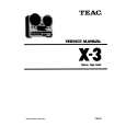 TEAC X3 Service Manual TEAC X3 Service Manual