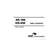 ADI AR-146 Owners Manual ADI AR-146 Owners Manual