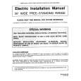 WHIRLPOOL FCE30610W Installation Manual WHIRLPOOL FCE30610W Installation Manual