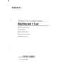 SONY CPD-15SX1 Owners Manual SONY CPD-15SX1 Owners Manual