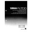 YAMAHA R-700 Owners Manual YAMAHA R-700 Owners Manual