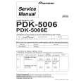 PIONEER PDK-5006E Service Manual PIONEER PDK-5006E Service Manual