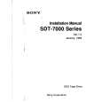 SONY SDT7000 Owners Manual SONY SDT7000 Owners Manual