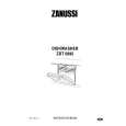 ZANUSSI ZDT5895 Owners Manual ZANUSSI ZDT5895 Owners Manual