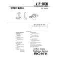 SONY VIP-1000 Service Manual SONY VIP-1000 Service Manual