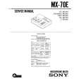 SONY MX70E Service Manual SONY MX70E Service Manual