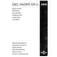 AEG FAV575U-W Owners Manual AEG FAV575U-W Owners Manual