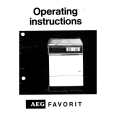 AEG Favorit Owners Manual AEG Favorit Owners Manual