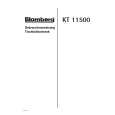 BLOMBERG KT11500 Owners Manual BLOMBERG KT11500 Owners Manual
