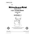 WHIRLPOOL KV25H0XWH3 Parts Catalog WHIRLPOOL KV25H0XWH3 Parts Catalog