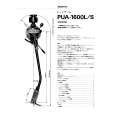 SONY PUA-1600L Owners Manual SONY PUA-1600L Owners Manual