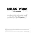 LINE6 BASSPOD Owners Manual LINE6 BASSPOD Owners Manual
