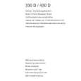 AEG 430D-W Owners Manual AEG 430D-W Owners Manual