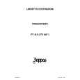 ZOPPAS PT 16 S Owners Manual ZOPPAS PT 16 S Owners Manual