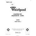 WHIRLPOOL MW8100XL1 Parts Catalog WHIRLPOOL MW8100XL1 Parts Catalog